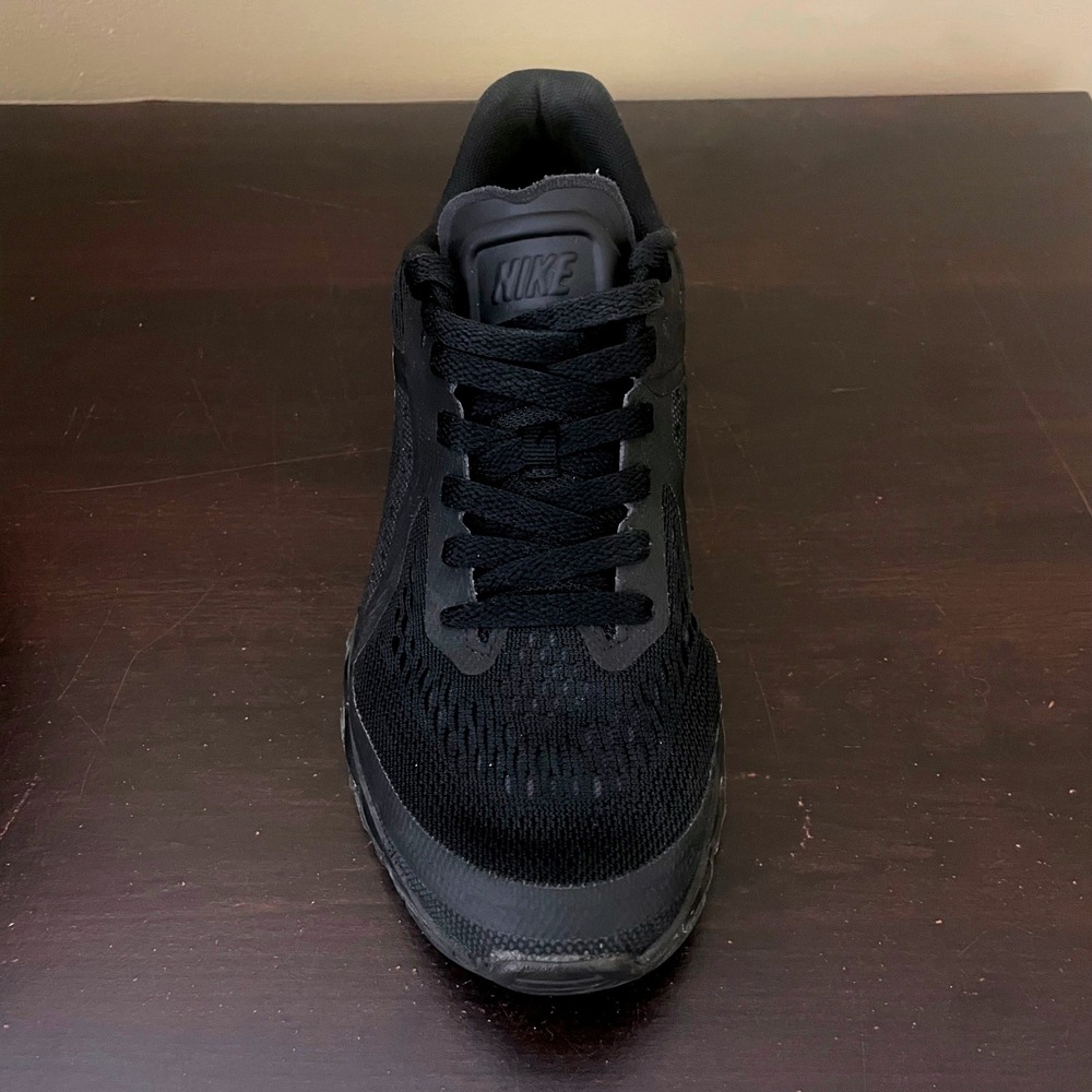 Nike Air Max 2014 Kids Shoes Black Reflective Silver 631334-001 Size 6Y - Picture 5 of 9